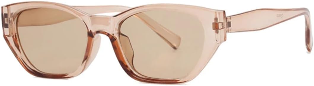 

Солнцезащитные очки с защитой от УФ-излучения UV400 | Цветные линзы "кошачий глаз" | Для женщин и мужчин, для занятий спортом на открытом воздухе и вождения DSVIGF, Champagne Tea