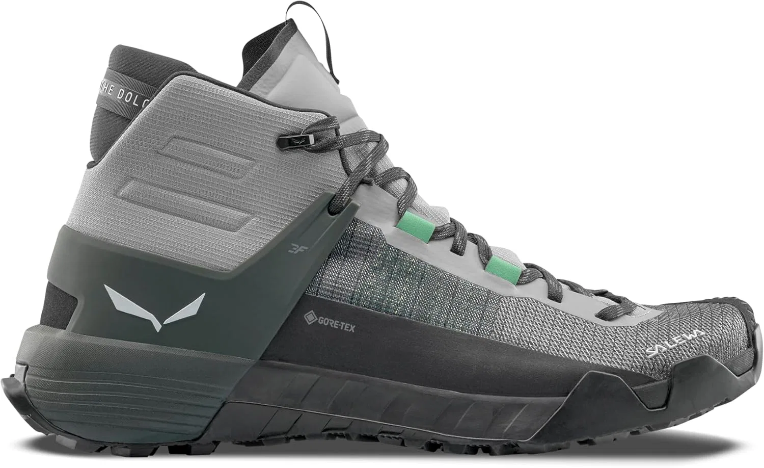 Мужские ботинки Salewa Wildfire NXT Mid GTX - водонепроницаемые походные и треккинговые ботинки с мембраной Gore-Tex, 2-Alloy Dark Olive Green — фото 2