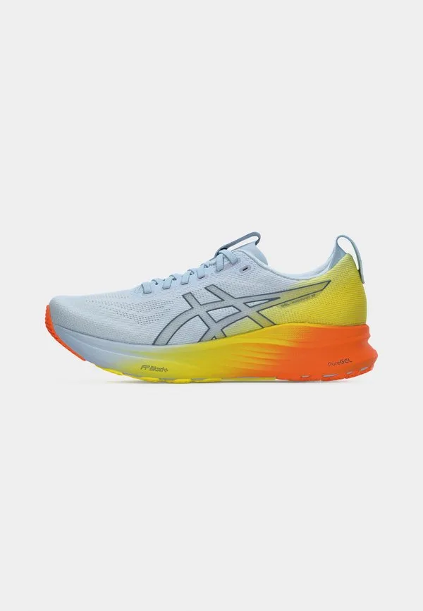 Кроссовки для бега по шоссе gel kayano 32 sunny sizzle Asics, Sky/Lemon Spark — фото 2