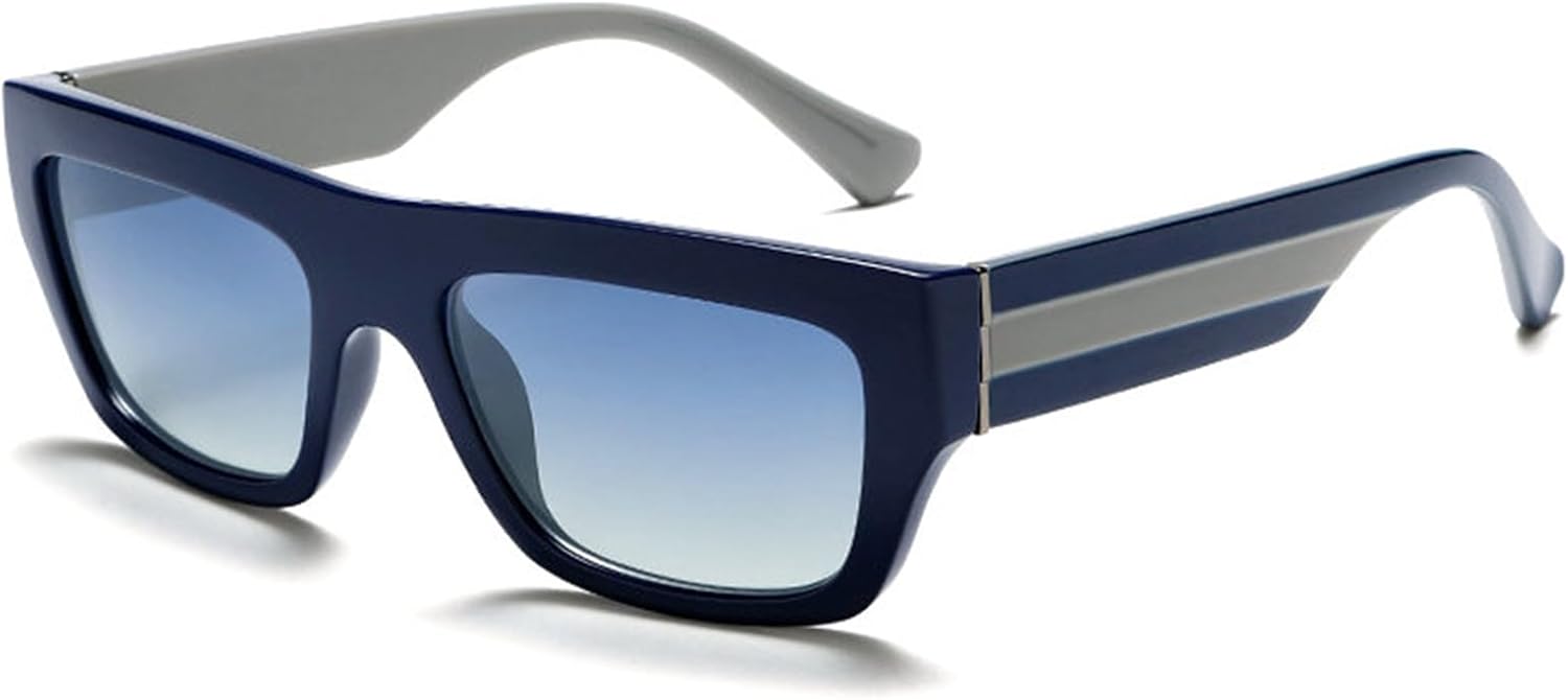 

Willochra Модные солнцезащитные очки квадратной формы с поляризацией для активного отдыха, для женщин и мужчин, стильные ретро-очки с градиентным переходом цвета, защита от УФ-излучения UV400, C2