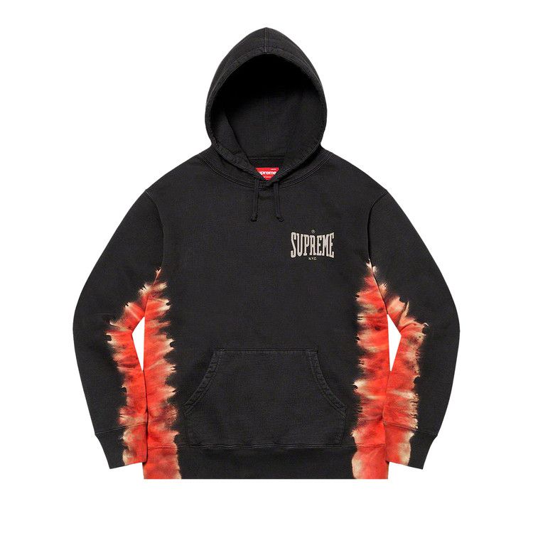 

Толстовка Supreme Bleached Hooded Sweatshirt, Black