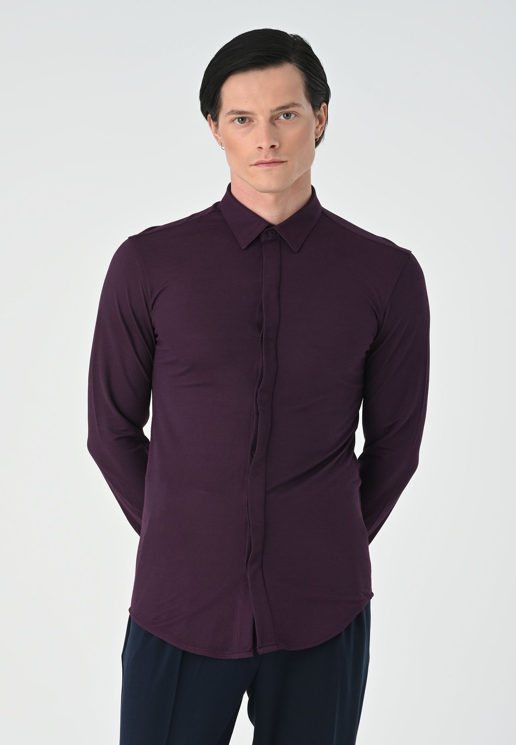 

Рубашка HIDDEN BUTTON LONG SLEEVE Antioch, бордовый