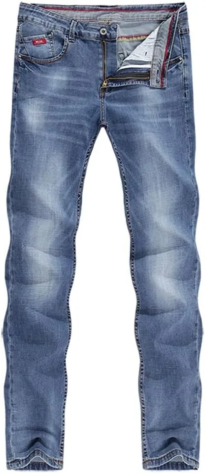 

Мужские джинсы Spring Straight Slim Fitness Elastic SIDUFHAOPKLL