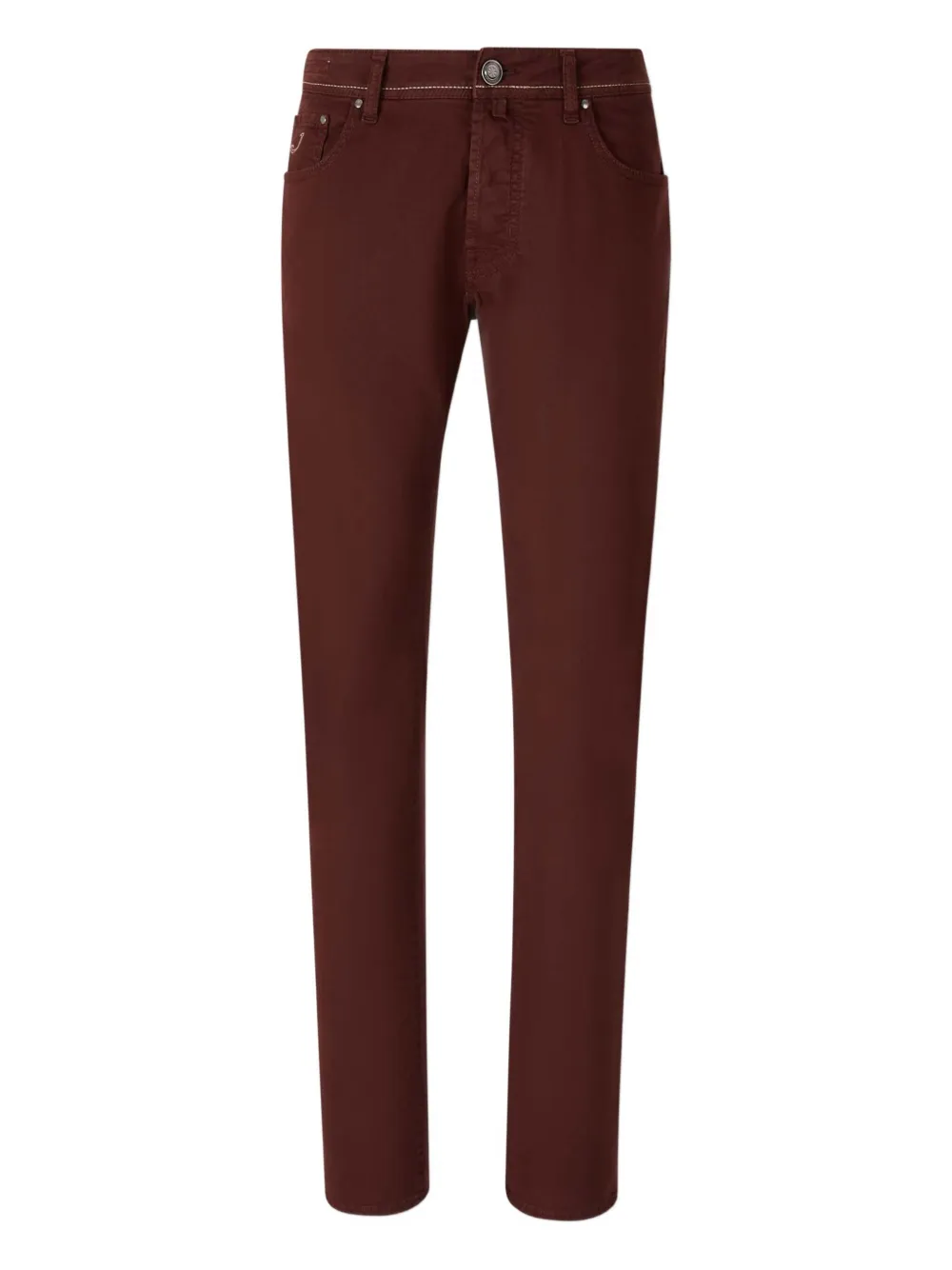 

Джинсы с вышитым логотипом JACOB COHEN, красный