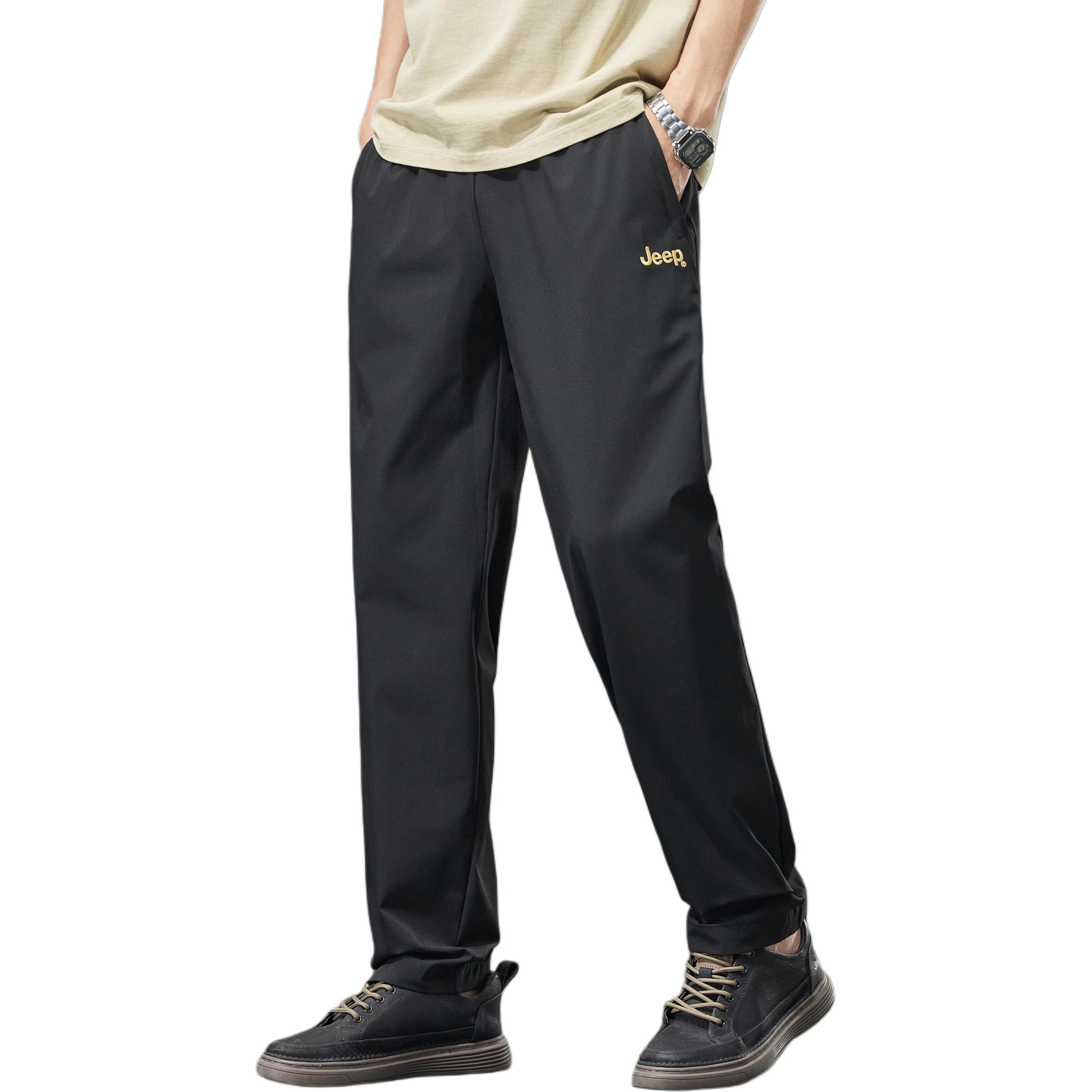 

Повседневные брюки Unisex Moderate Cuffed Jeep, pure черный