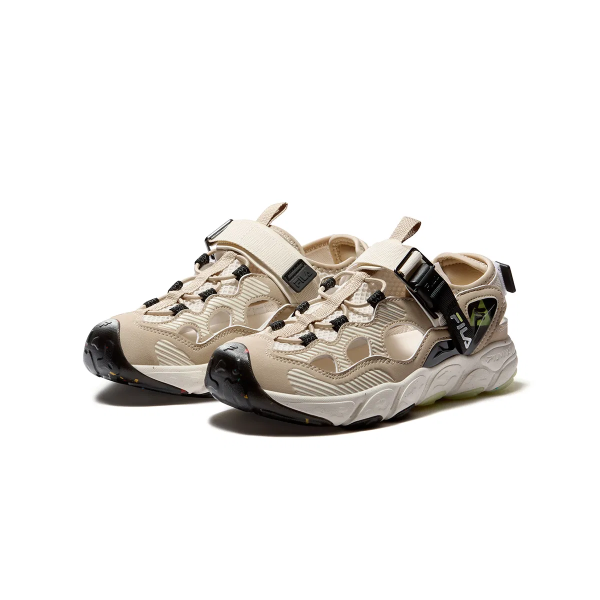 Сандалии SEASON FSW Low top Sesame Brown/Egg Shell Powder детские FILA KIDS — фото 4