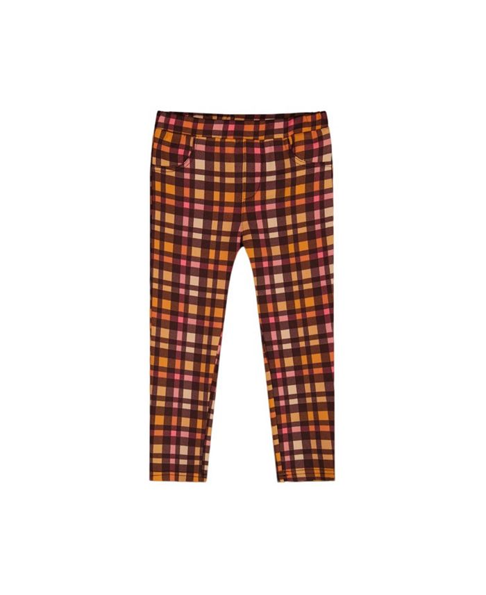 

Клетчатые мужские шорты Milano Treggings для девочек - Big Kid Deux par Deux, розовый