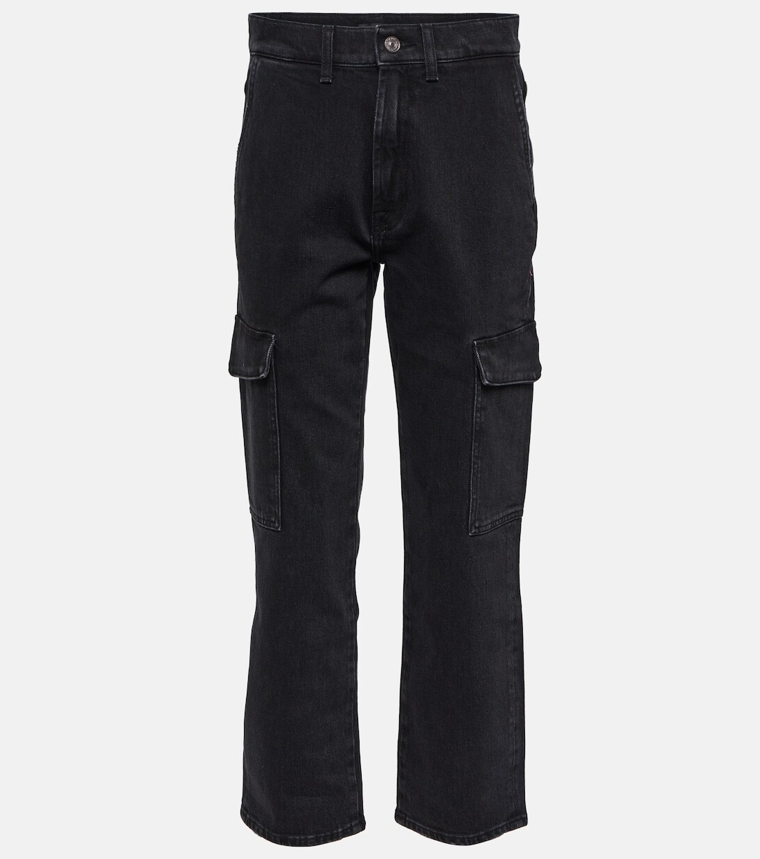 

Укороченные прямые джинсы Logan Cargo 7 FOR ALL MANKIND, черный