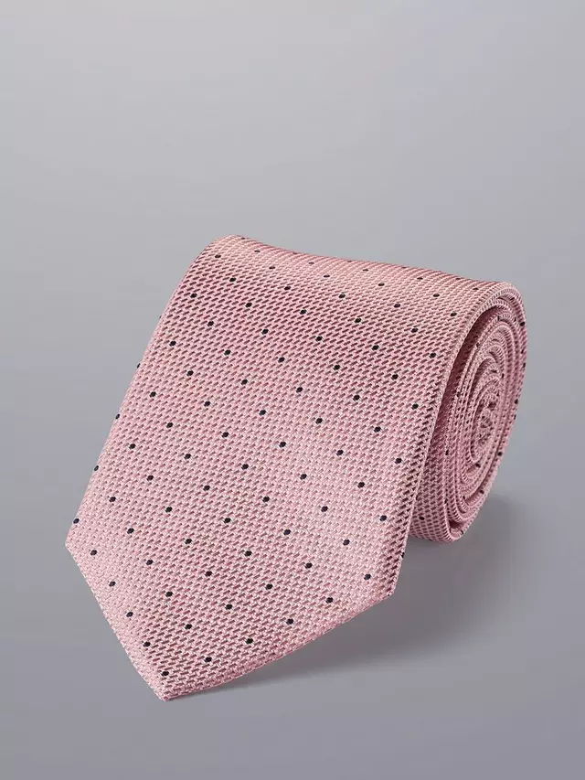 

Галстук Charles Tyrwhitt Spot Print Stain Resistant Silk