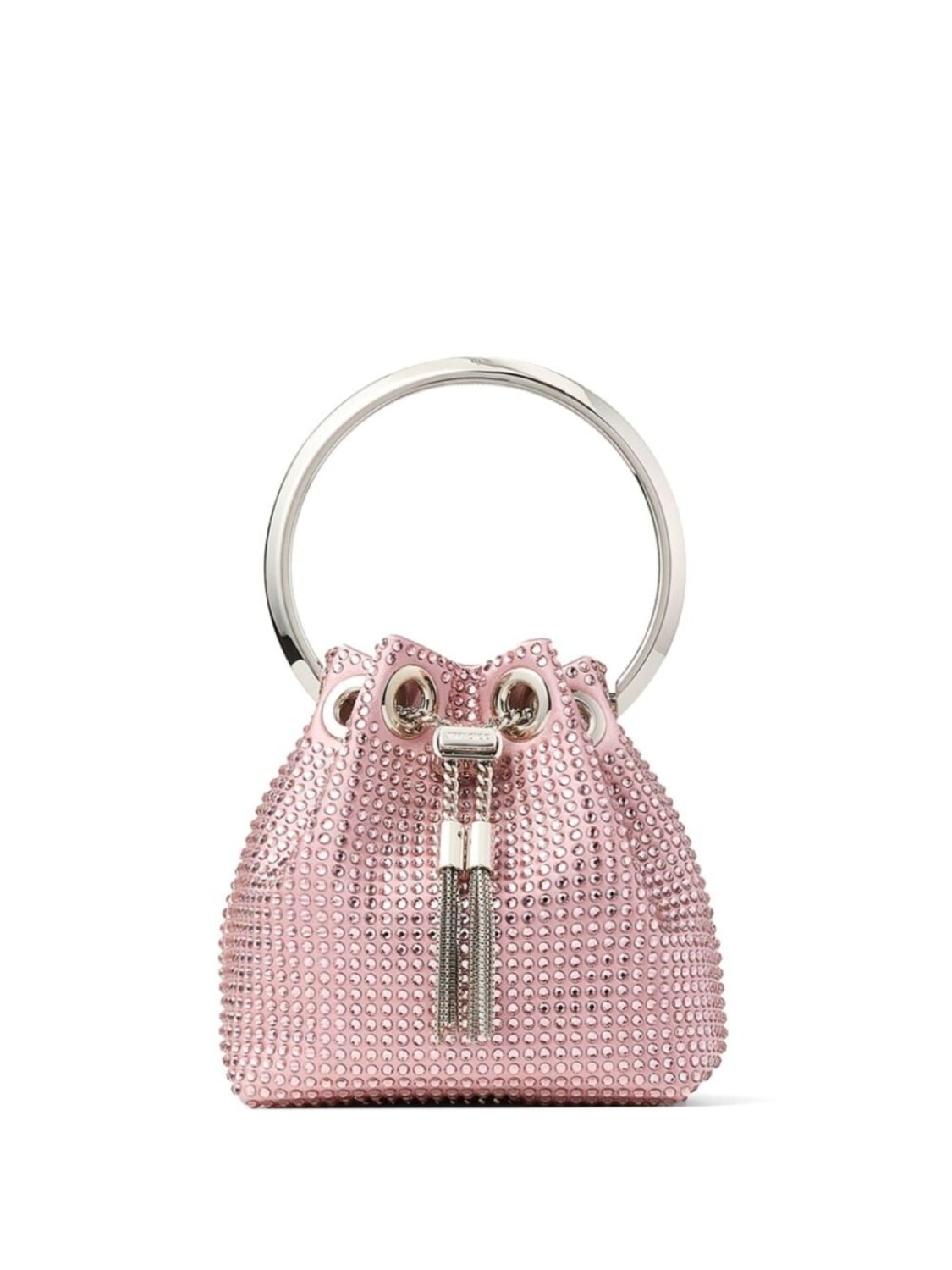 

Сумка-ведро Jimmy Choo Bon Bon мини, розовый