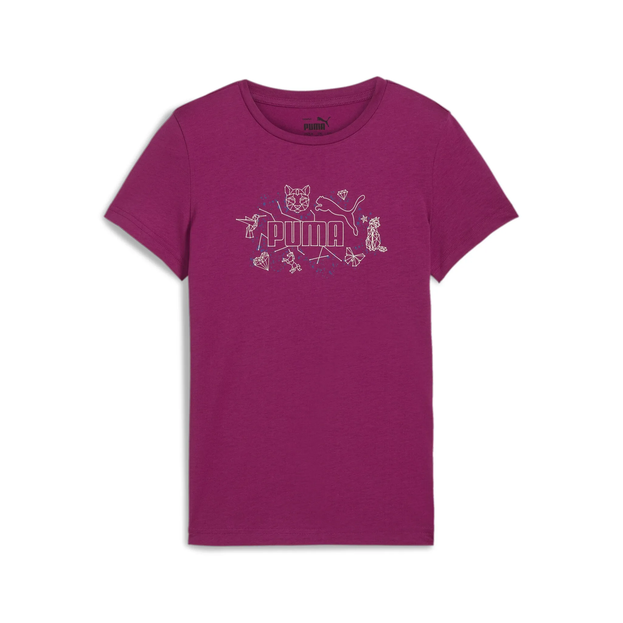 

Футболка PUMA «ESS+ STARRY SAFARI TEE G», цвет Magenta Gleam