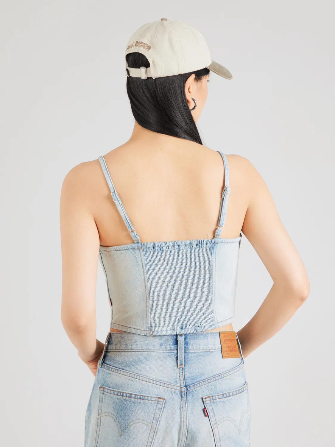 Топ 'Майка с квадратным вырезом' Levi'S , Light Blue — фото 4
