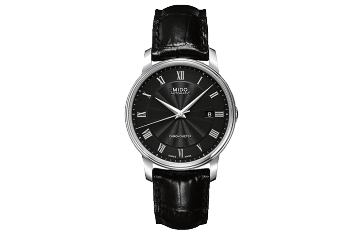 

MIDO Часы Baroncelli Automatic Mechanical Movement Men's Watch Watch 39mm Black Dial, Black