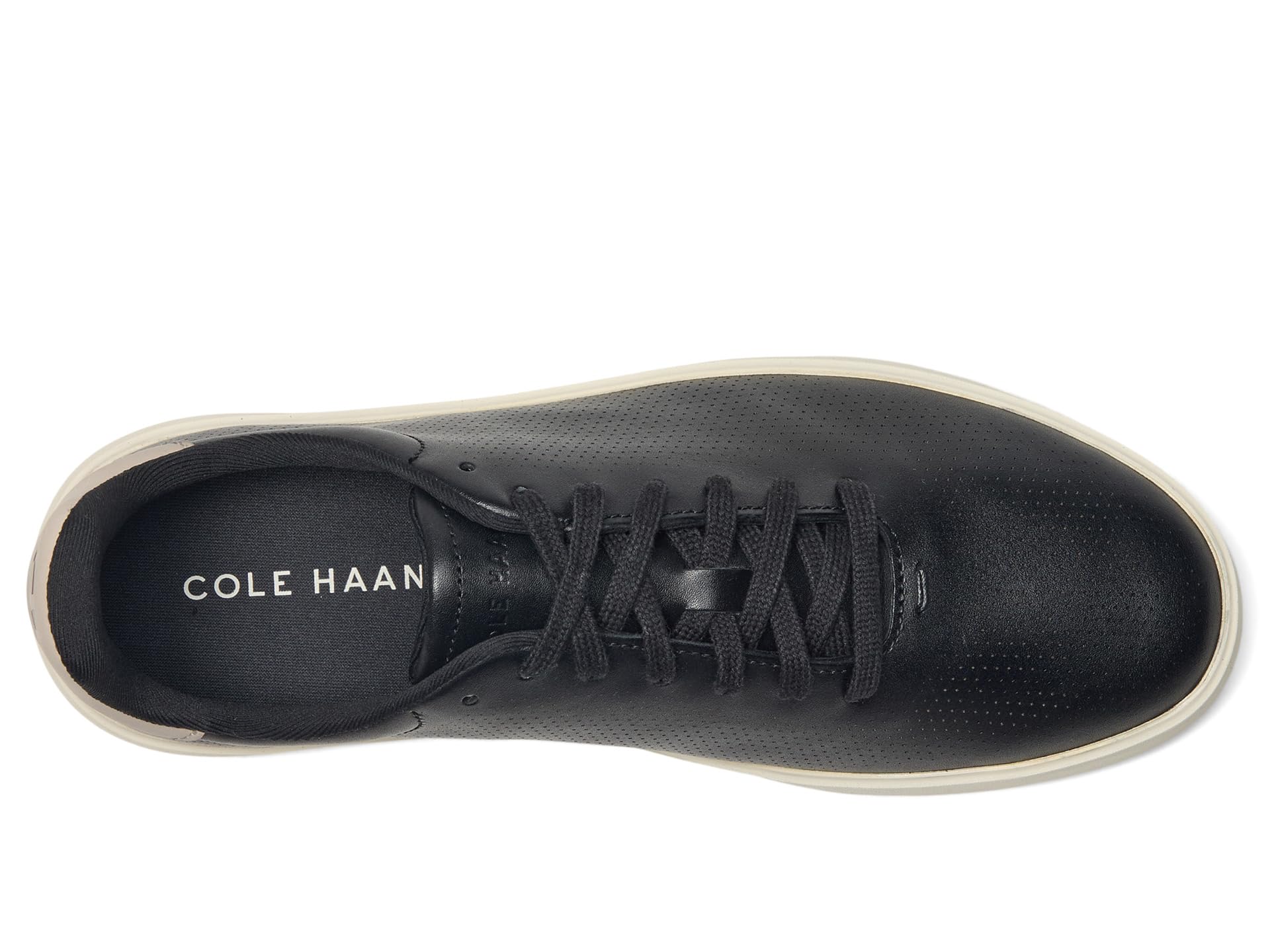 Туфли Cole Haan Grand Crosscourt Daily Laser Sneakers, цвет Black/Ancient Scroll/Ivory — фото 2