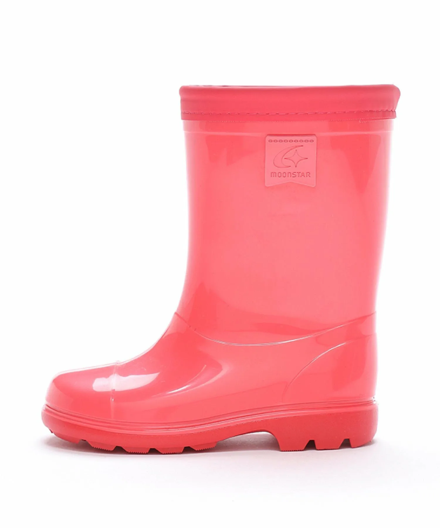 Детские резиновые сапоги MoonStar MS RB C65, производство Япония, размер 2E. Carrot, pink — фото 4