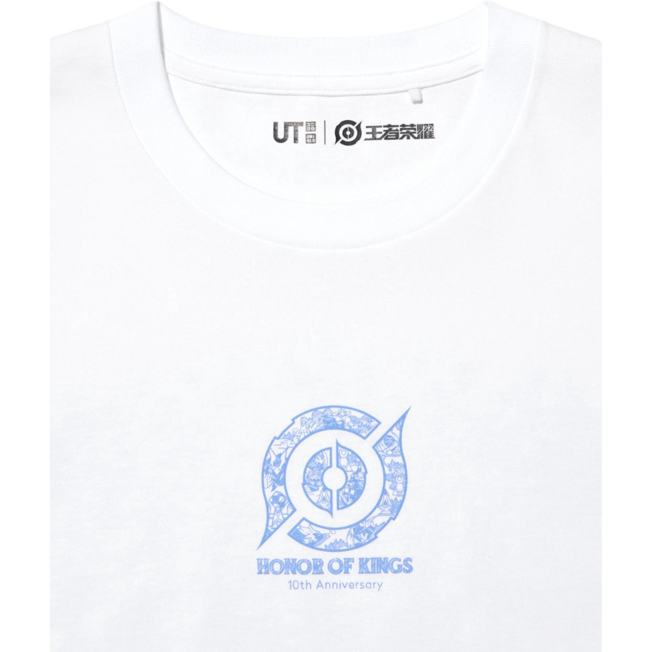 UNIQLO Футболка Unisex White в коллаборации с Glory Of Kings — фото 4