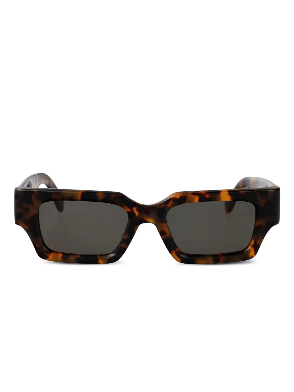 

Солнцезащитные очки в оправе черепаховой расцветки Palm Angels Eyewear, коричневый