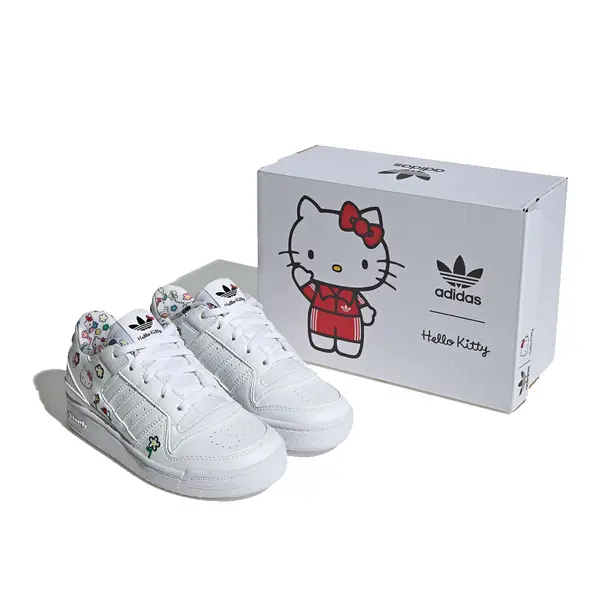 Кроссовки форум low c Adidas, белый — фото 2