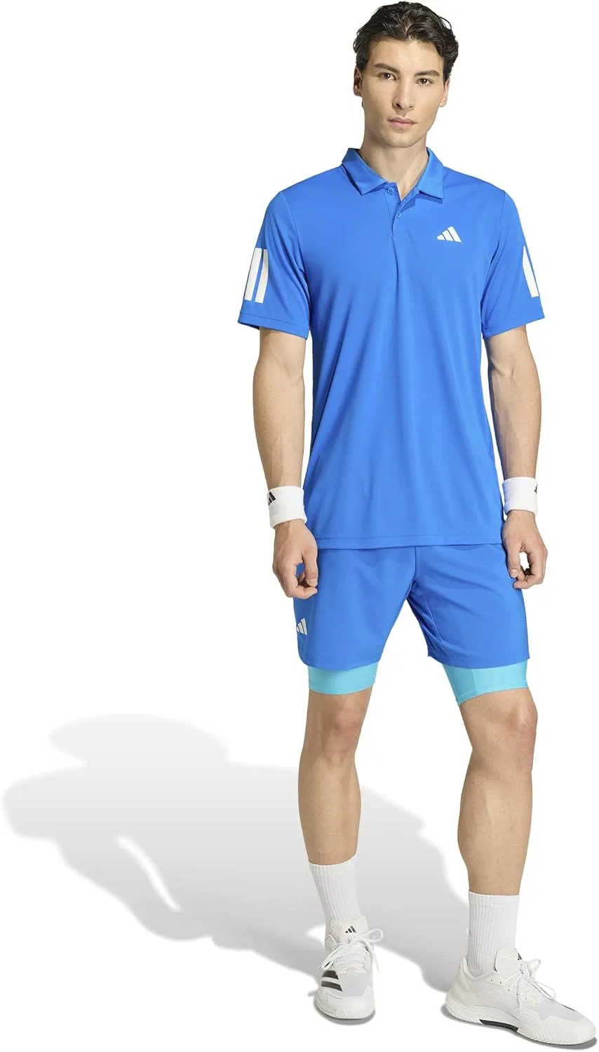 Мужское поло adidas Club Tennis, цвет Glory Blue