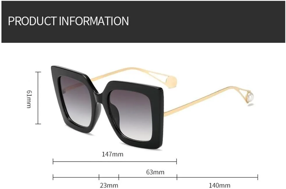 

Женские солнцезащитные очки Candy Colors UV400 увеличенного размера "кошачий глаз" для занятий спортом на открытом воздухе, бега и езды на велосипеде generic, Black