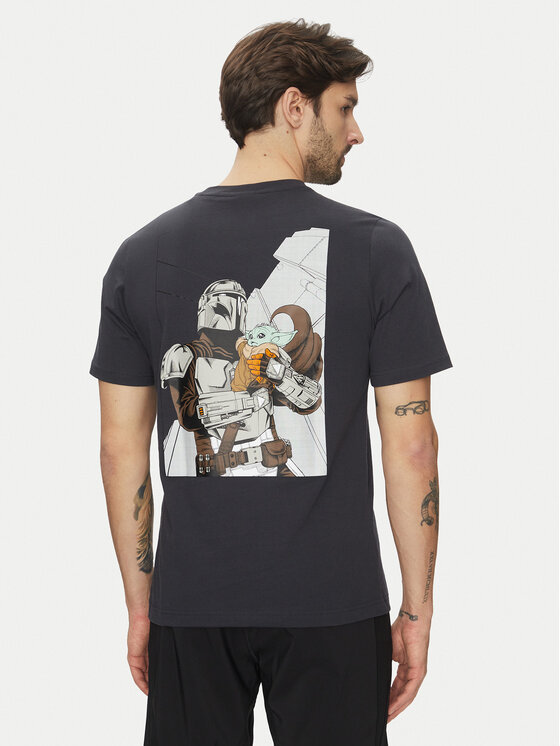 Футболка обычного кроя Star Wars The Mandalorian™ JI5716 Adidas, серый — фото 3