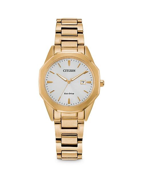 

Часы Eco-Drive Corso, 28 мм Citizen, цвет Gold