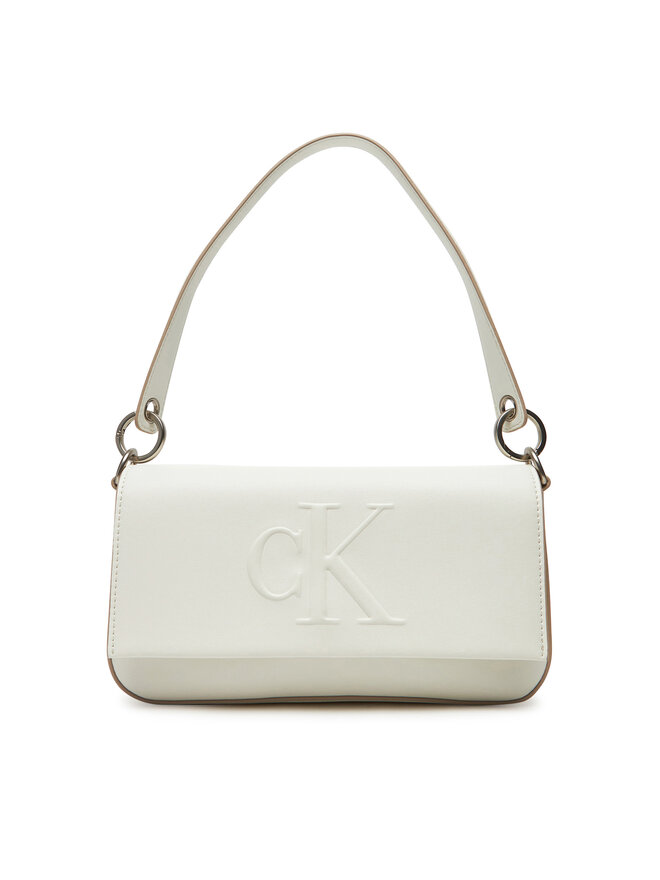 

Сумка Sculpted Flap Shoulder Pouch LV04K3148G Calvin Klein, белый
