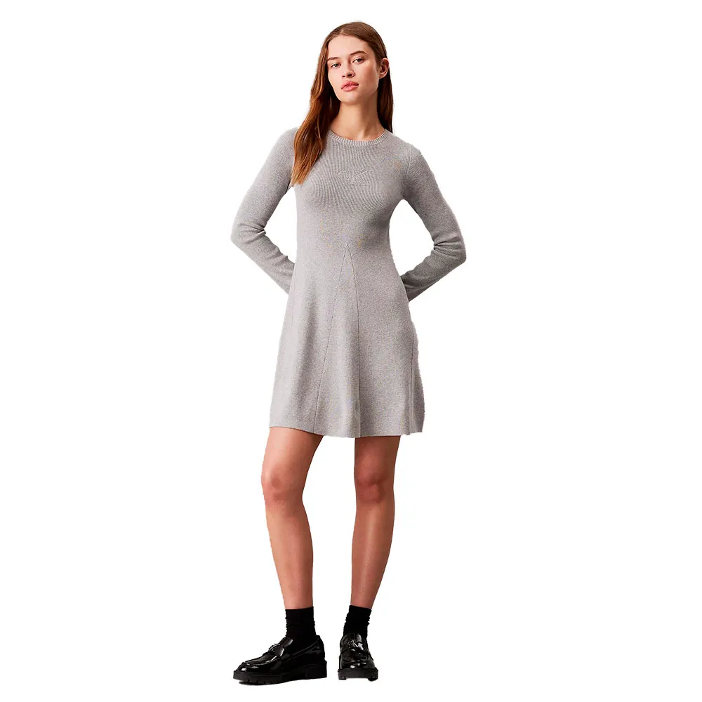 

Платье Calvin Klein J20J224156 long sleeve, серый