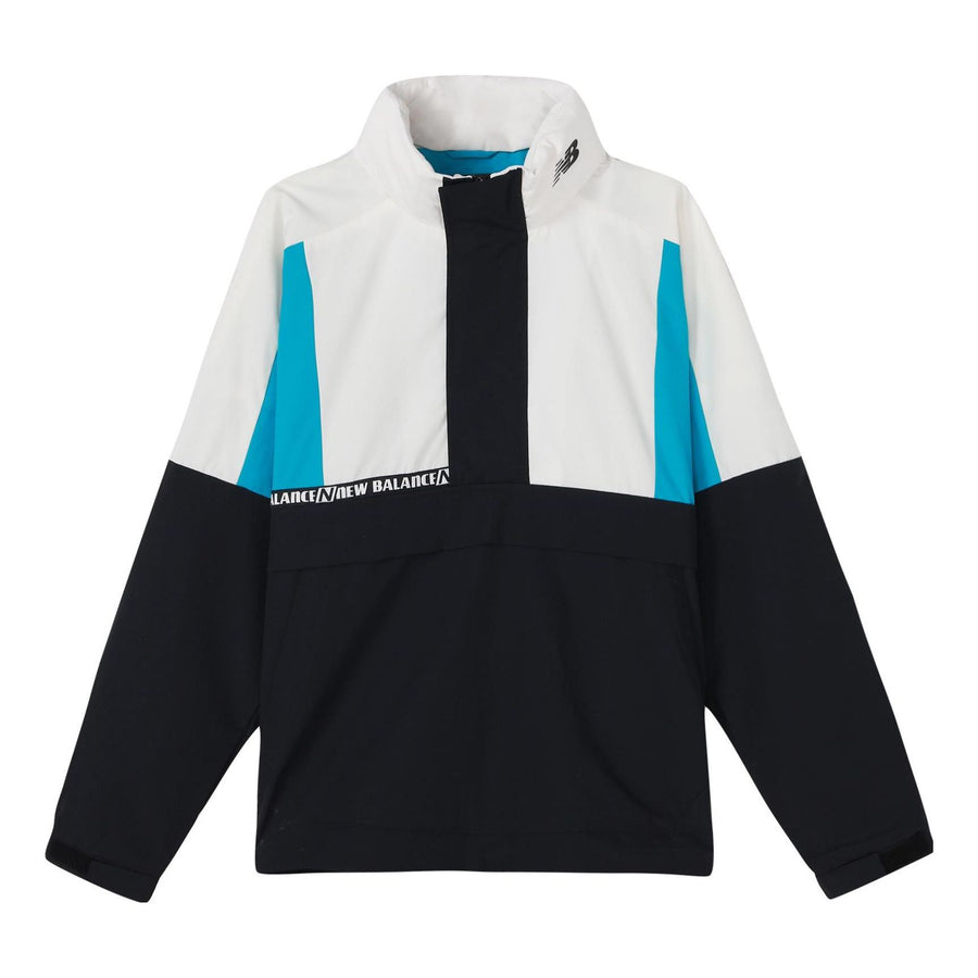 

Куртка New Balance Vintage Colorblock Jacket 'White Black Blue', белый