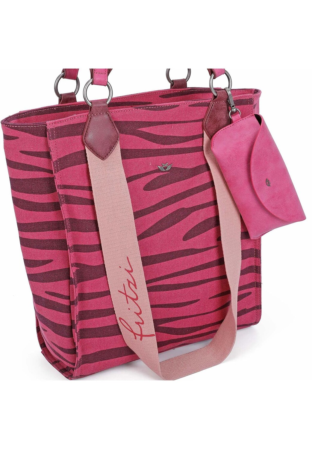 

Холщовая сумка-шоппер Izzy02 32 см Fritzi aus Preußen, цвет Zebra Pink