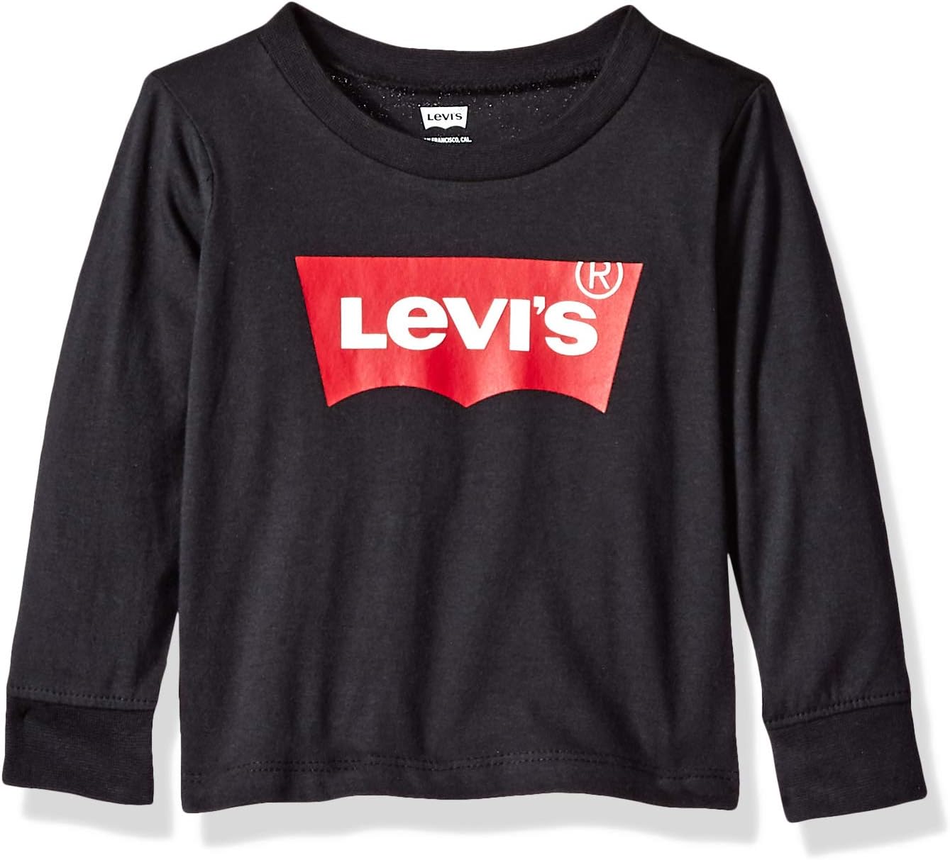 

Футболка с длинным рукавом и принтом Levi's для мальчиков и малышей, Black