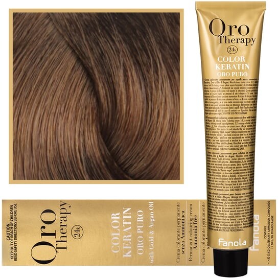 

Краска для волос 7.14, 100 мл Fanola, Oro Therapy, Color Keratin Oro Puro