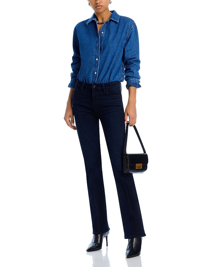 

Джинсы Manhattan High Rise Bootcut в цвете Duchess PAIGE, синий