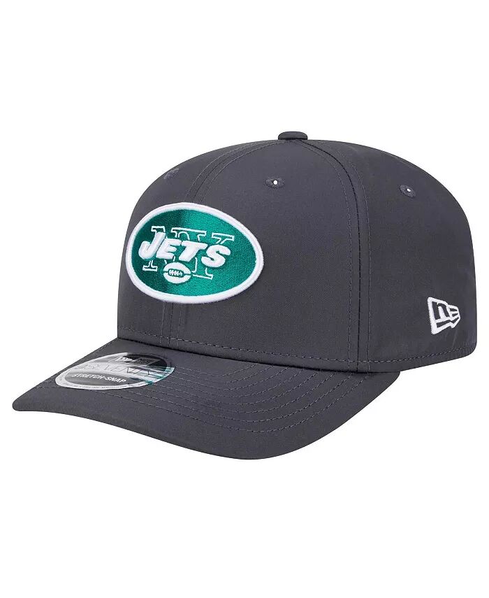 

Мужская графитовая бейсболка New York Jets Main 9SEVENTY Stretch-Snap New Era