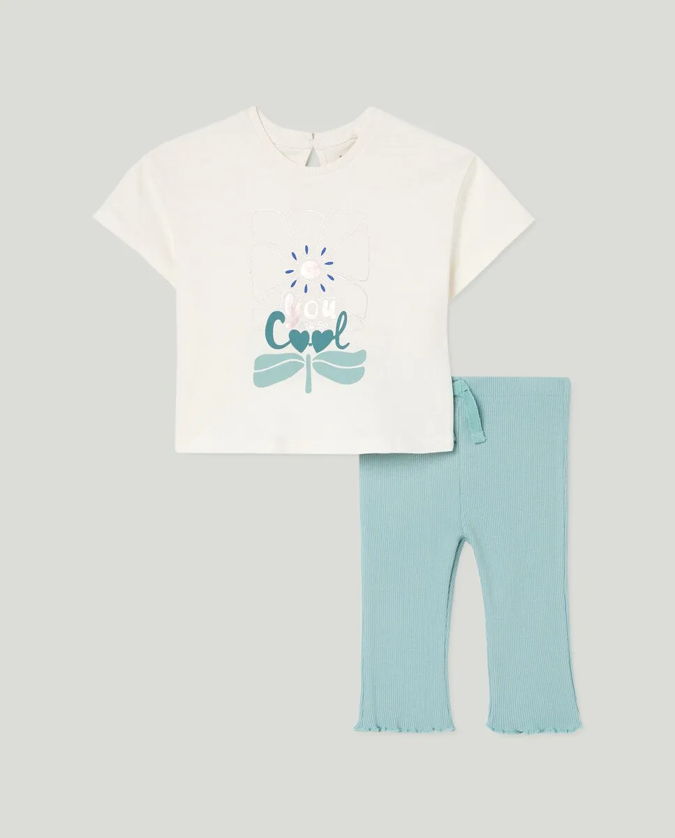 

Комплект из двух предметов для девочки Baby El Corte Inglés, цвет 582 Verde Agua