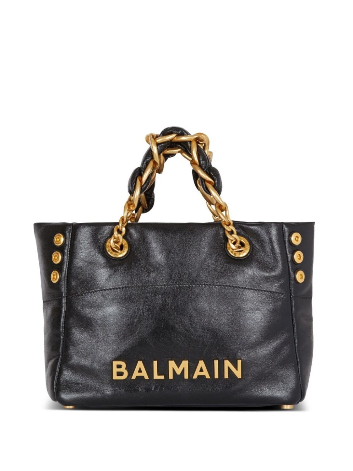 

Balmain маленькая сумка-тоут 1945 Soft, черный