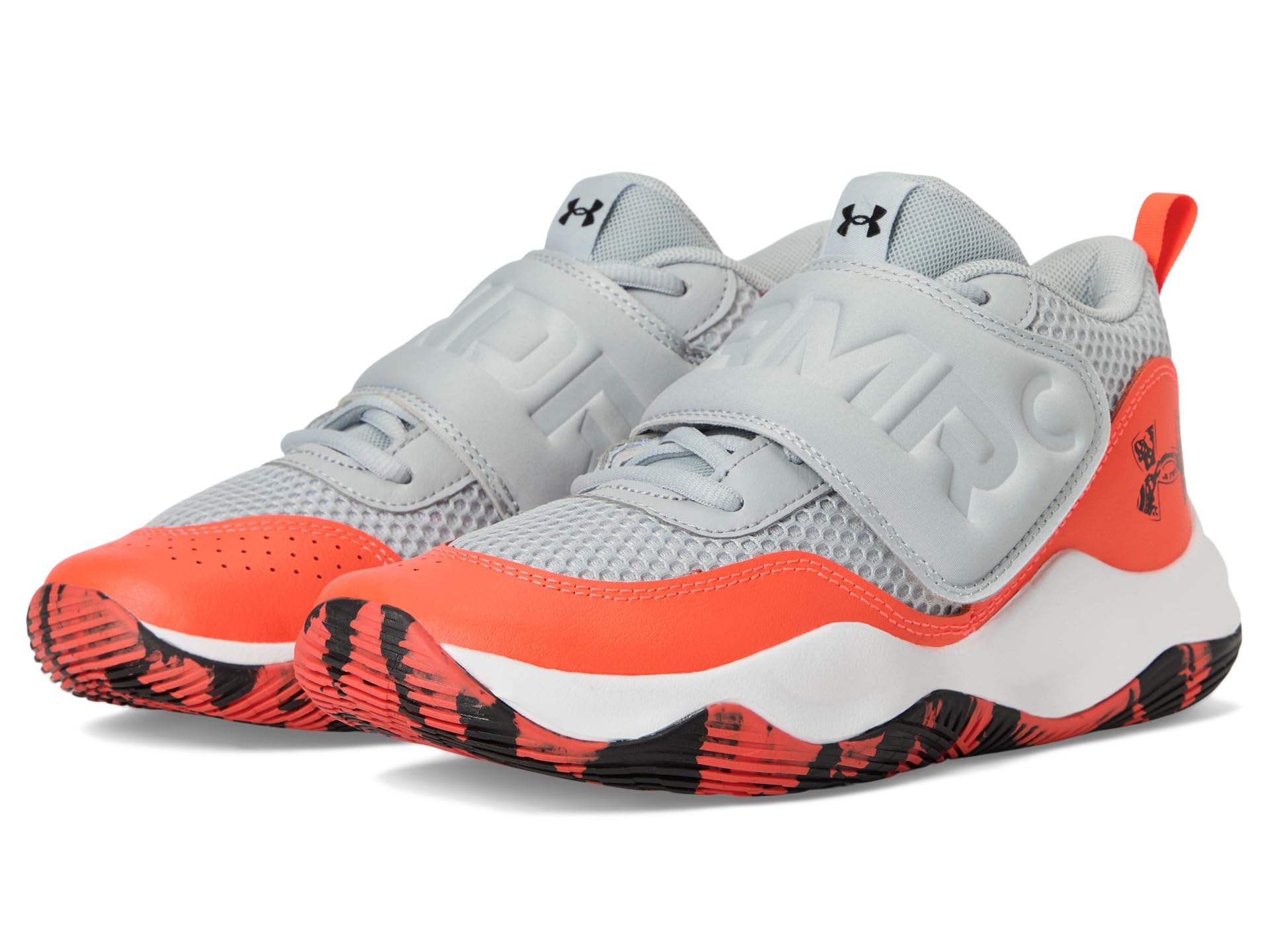 

Кроссовки Under Armour Kids Zone 2 Basketball Shoe, Mod Gray/Ares Red/Black