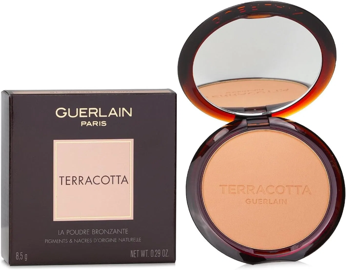 Пудра для лица Guerlain Bronze Powder 96% Natural, оттенок cranberry, 8.2 г — фото 2