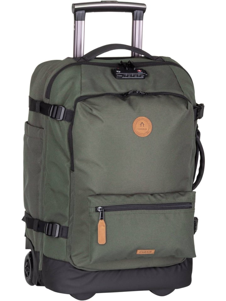 

Рюкзак на колесиках, мягкий чемоданчик, маленький, в Короманделе Cabaia