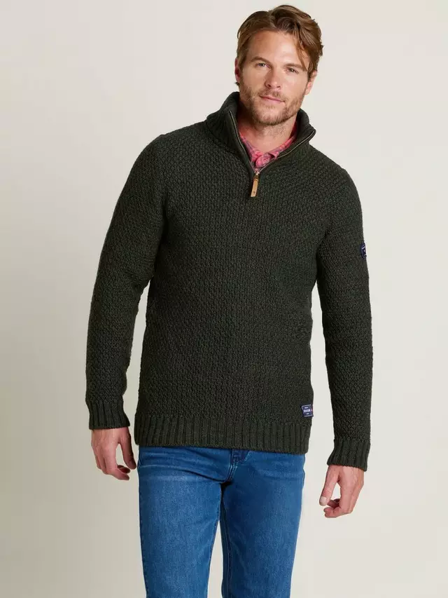 

Джемпер Brakeburn Quarter-Zip, зеленый