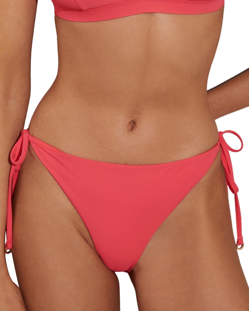 

Reiss Riah Бикини низ с завязками по бокам, красный