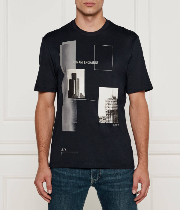 

Футболки Regular fit Armani Exchange, черный