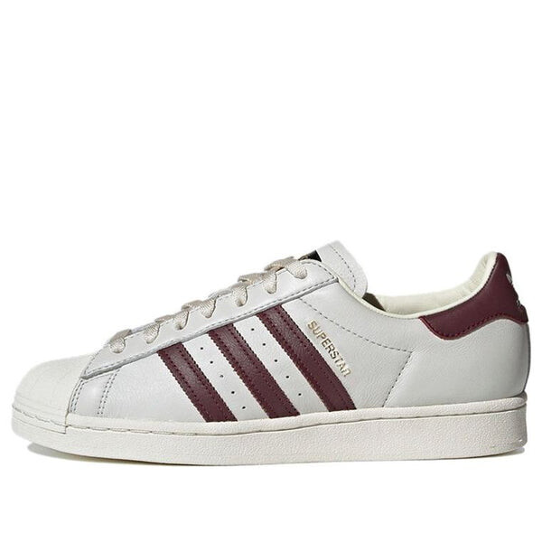 

Кроссовки superstar 'off white maroon' Adidas, белый