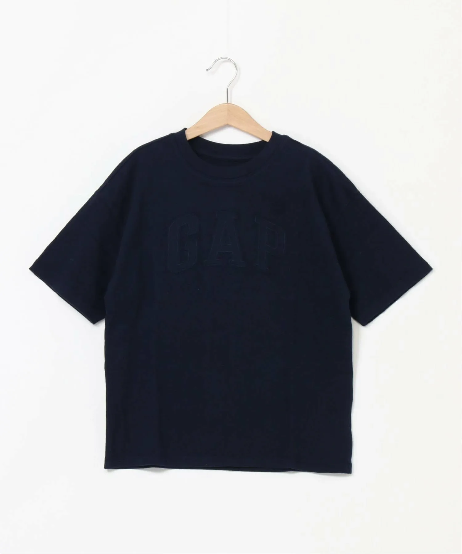 (K) Футболка свободного кроя с логотипом GAP (детская), NAVY_UNIFORM — фото 4
