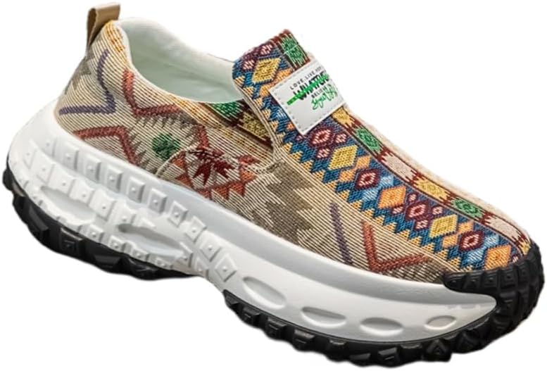 

Мужские модные спортивные кроссовки- комфортные и дышащие, с толстой подошвой для увеличения роста, подходят для повседневной носки Fusecottc, бежевый