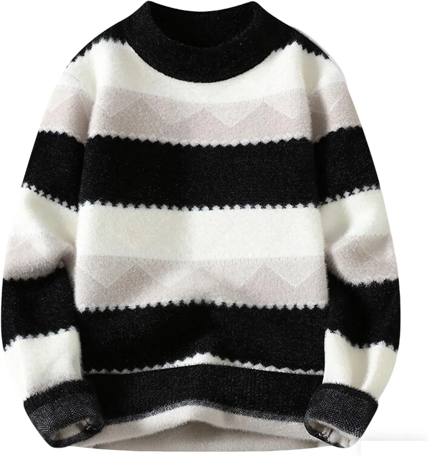 

Свитер мужской Color Block с длинным рукавом Cambkatl