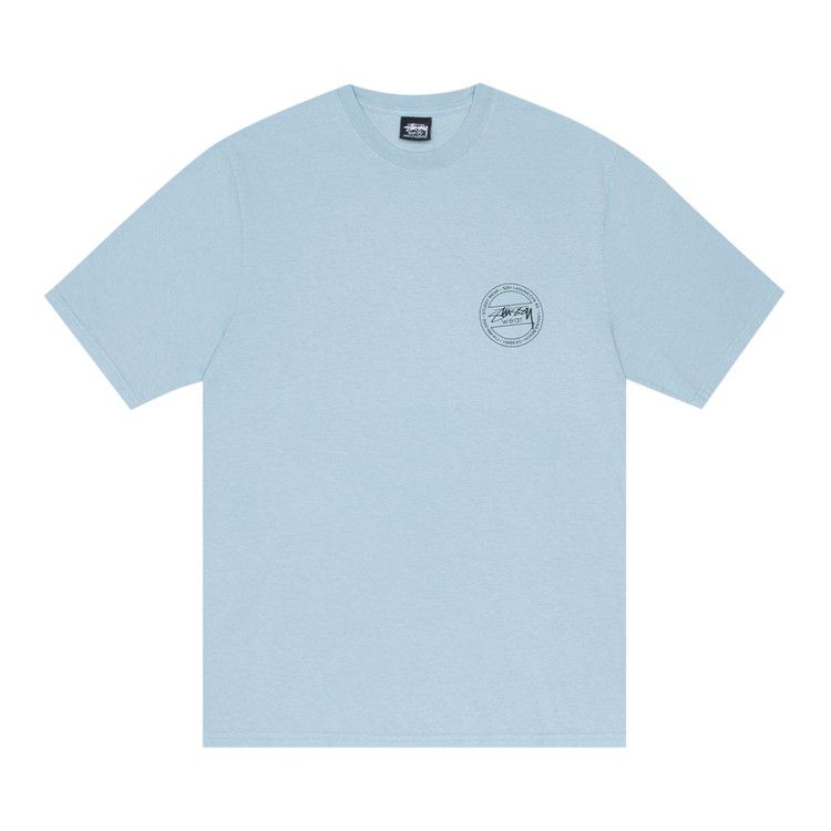 

Футболка Stussy C Thru Tee Pigment Dyed, Baby Blue