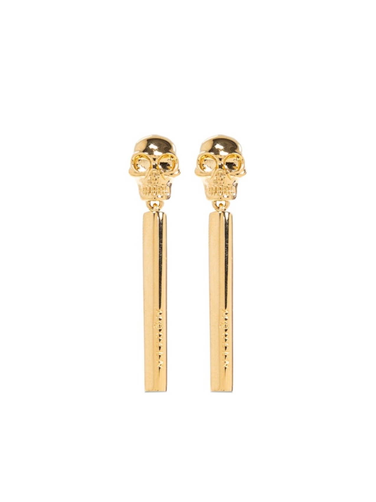 

Серьги Alexander McQueen Skull Bar, золотой