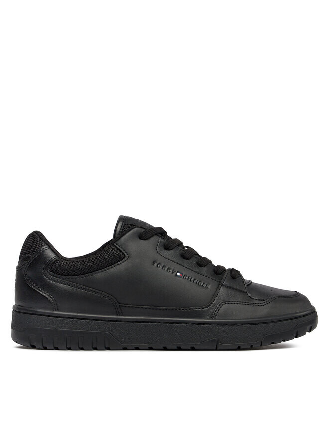

Кроссовки Th Basket Core Leather Ess Tommy Hilfiger, черный