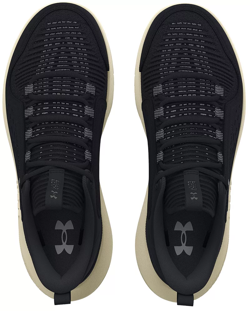 Женские баскетбольные кроссовки Under Armour Flow Breakthru 5 Lux, черный/серый — фото 2